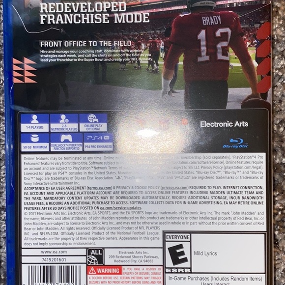 Madden NFL 22 ps4 game - Picture 2 of 3
